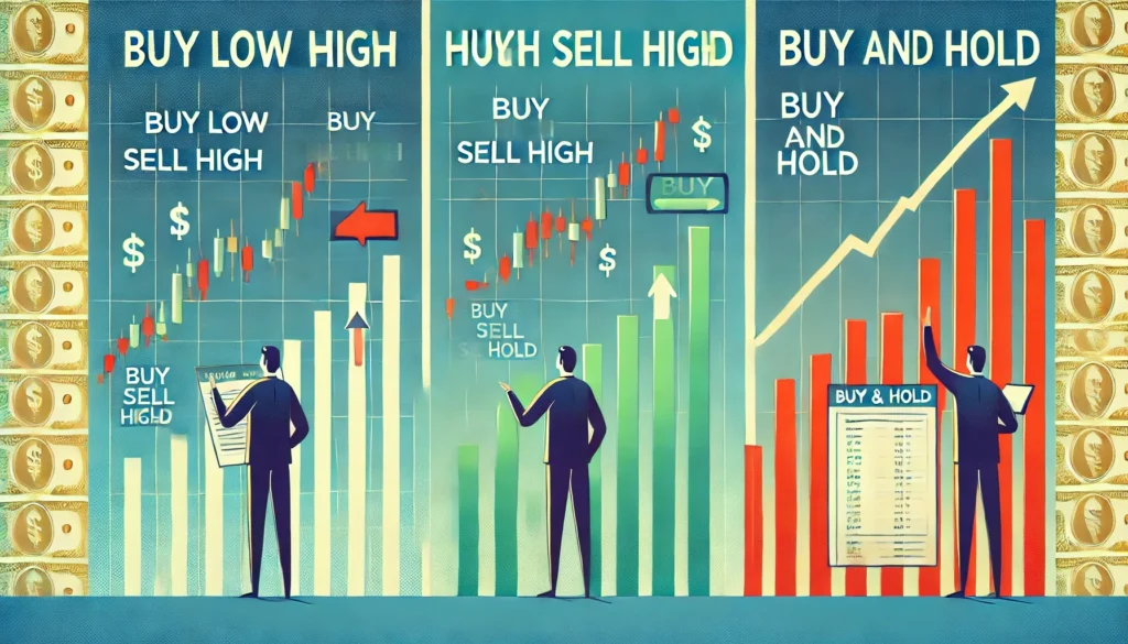 buy low, hold, and sell high